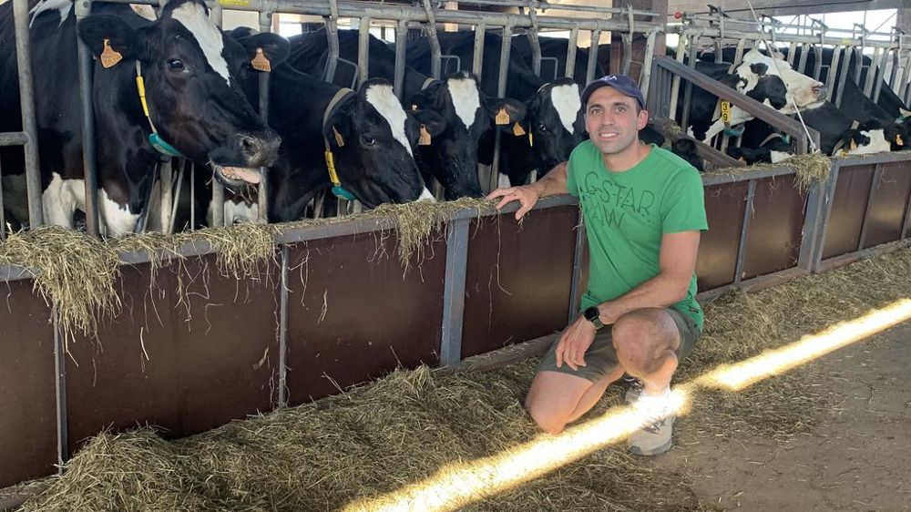 Cyril Costes éleveur dans l'Aveyron
